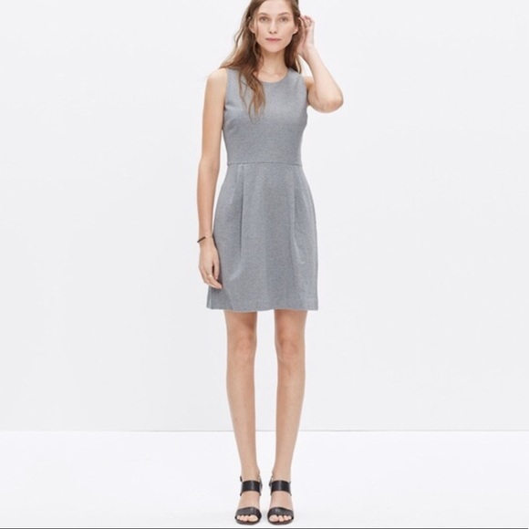 Madewell Dresses & Skirts - MADEWELL LIGHT GRAY BUSINESS CASUAL VINTAGE DRESS